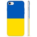 iPhone 7/8/SE (2020)/SE (2022) TPU-deksel Ukrainsk flagg - Gul og lyseblå