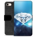 iPhone 7/8/SE (2020) Premium Lommebok-deksel - Diamant