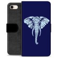iPhone 7/8/SE (2020)/SE (2022) Premium Lommebok-deksel - Elefant
