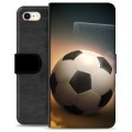 iPhone 7/8/SE (2020)/SE (2022) Premium Lommebok-deksel - Fotball