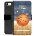 iPhone 7/8/SE (2020)/SE (2022) Premium Lommebok-deksel - Basketball