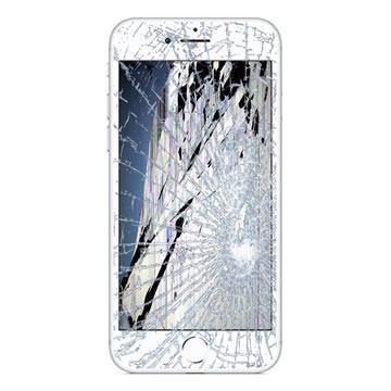 iPhone 8 Reparasjon av LCD-Display og Glass - Hvit
