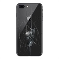 iPhone 8 Plus Bakdeksel reparasjon - Kun Glass - Svart