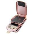 iPhone Air Alt-i-ett-deksel med lommebok og stropp - Rosegull