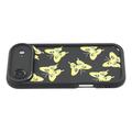 iPhone Air TPU-deksel med sommerfugltrykk - Gul / svart
