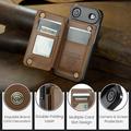 iPhone Air Caseme C22-etui RFID-kortlommebok - brun