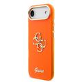 iPhone Air Guess IML 4G Script Metal Logo-deksel - Oransje
