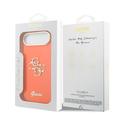 iPhone Air Guess IML 4G Script Metal Logo-deksel - Oransje