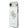 iPhone Air Guess Mirror 4G Glitter Logo Hybrid-deksel - MagSafe-kompatibel - Gull