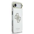iPhone Air Guess Mirror 4G Glitter Logo Hybrid-deksel - MagSafe-kompatibel - Gull