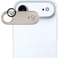iPhone Air Imak Fullt deksel i metall og herdet glass kameralinsebeskyttelse - Lys gull
