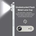 iPhone Air Imak Fullt deksel i metall og herdet glass kameralinsebeskyttelse - Sølv