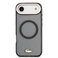 iPhone Air Lacoste Frosted Finish Gold Logo Hybrid-deksel - MagSafe-kompatibel - Svart