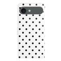 iPhone Air lommebokveske med prikkmønster - hvit