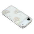 iPhone Air Glitrende Kjærlighet og Perle Hybrid-deksel - gjennomsiktig