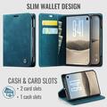 iPhone Duo Caseme 013 Series Lommebok-deksel - Blå
