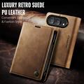 iPhone Duo Caseme 013 Series Lommebok-deksel - Brun