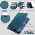 iPhone Duo Caseme 033 Lommebok-etui med kalvestruktur og RFID-blokkering - Grønn