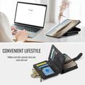 iPhone Duo Caseme C30 Multifunksjonell Lommebok-deksel - Svart