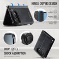 iPhone Duo Caseme C49 2-i-1 avtakbar lommebokveske - MagSafe-kompatibel, RFID - Svart