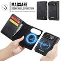 iPhone Duo Caseme C49 2-i-1 avtakbar lommebokveske - MagSafe-kompatibel, RFID - Svart