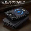 iPhone Duo Caseme C49 2-i-1 avtakbar lommebokveske - MagSafe-kompatibel, RFID - Svart