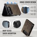 iPhone Duo Caseme C49 2-i-1 avtakbar lommebokveske - MagSafe-kompatibel, RFID - Kaffe