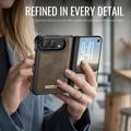 iPhone Duo Caseme C49 2-i-1 avtakbar lommebokveske - MagSafe-kompatibel, RFID - Kaffe