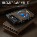 iPhone Duo Caseme C49 2-i-1 avtakbar lommebokveske - MagSafe-kompatibel, RFID - Kaffe