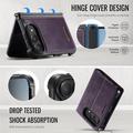 iPhone Duo Caseme C49 2-i-1 avtakbar lommebokveske - MagSafe-kompatibel, RFID - Lilla