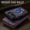 iPhone Duo Caseme C49 2-i-1 avtakbar lommebokveske - MagSafe-kompatibel, RFID - Lilla