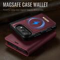 iPhone Duo Caseme C49 2-i-1 avtakbar lommebokveske - MagSafe-kompatibel, RFID - rød