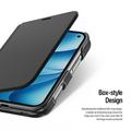 iPhone Duo Dux Ducis Fort Series flip-etui - svart