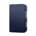 iPhone Duo Dux Ducis Fort Series flip-etui - blå