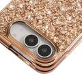 iPhone Duo Glitter Series Hybrid-deksel - Gull