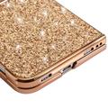 iPhone Duo Glitter Series Hybrid-deksel - Gull