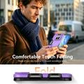 iPhone Duo magnetisk-deksel med beskyttelsesglass og kameralinsbeskytter - lilla