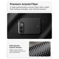 iPhone Duo Spigen AirSkin Aramid Mag MagSafe-deksel - svart