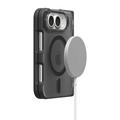 iPhone Duo Spigen Ultra Hybrid Pro MagFit-deksel - Frostsvart