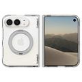 iPhone Duo Spigen Ultra Hybrid Pro S MagSafe-deksel - gjennomsiktig / hvit