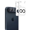iPhone Duo Tech-Protect Camring Fit+ kameralinse - 2 stk. - Svart & gjennomsiktig