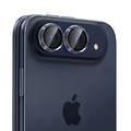 iPhone Duo Tech-Protect Camring Fit+ kameralinse - 2 stk. - Svart & gjennomsiktig