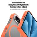 iPhone Fold Dux Ducis Expn Hybrid-deksel - MagSafe-kompatibelt - Oransje
