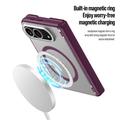 iPhone Fold Dux Ducis Expn Hybrid-deksel - MagSafe-kompatibelt - Mørk kirsebær