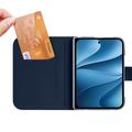 iPhone Fold Dux Ducis Skin Pro Flip-deksel - Blå