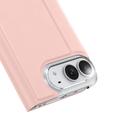 iPhone Fold Dux Ducis Skin Pro Flip-deksel - Rosa