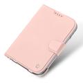 iPhone Fold Dux Ducis Skin Pro Flip-deksel - Rosa