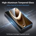 iPhone Fold Full Cover Beskyttelsesglass - 9H - svart kant