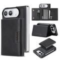 iPhone Duo magnetisk lommeboketui med tre fold – svart