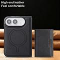 iPhone Fold magnetisk lommeboketui med tre fold – svart